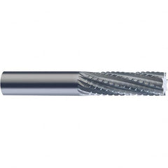 SGS - 5mm Diam, 15mm LOC, Square End, Solid Carbide Diamond Pattern Router Bit - Right Hand Cut, 50mm OAL, Use on Carbon Composite - Americas Industrial Supply