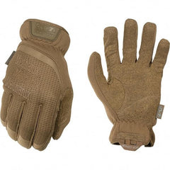 Mechanix Wear - Size M Work Gloves - For Mechanic's & Lifting, Uncoated, Elastic Band Cuff, Full Fingered, Tan, Paired - Americas Industrial Supply