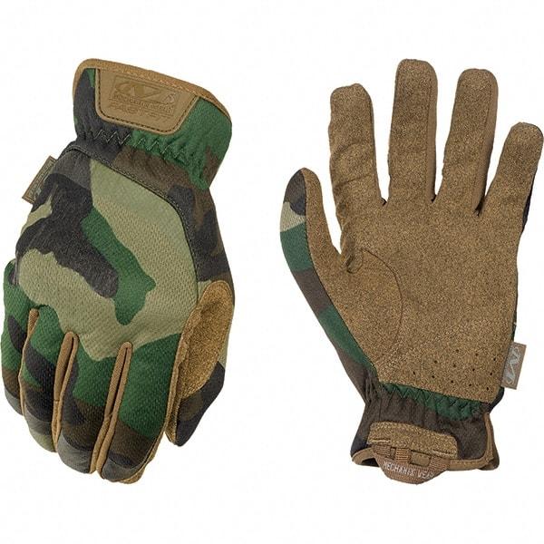 Mechanix Wear - Size 2XL Work Gloves - For Mechanic's & Lifting, Uncoated, Elastic Band Cuff, Full Fingered, Camouflage, Paired - Americas Industrial Supply