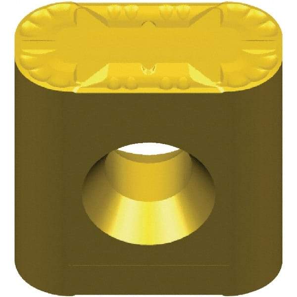 Kennametal - LNUX190640 S-WT5 Grade KCP25B Carbide Turning Insert - TiOCN Finish, 90° Square, 3/4" Inscr Circle, 1/4" Thick, 4mm Corner Radius - Americas Industrial Supply