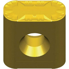 Kennametal - LNUX190640 S-WT5 Grade KCP25B Carbide Turning Insert - TiOCN Finish, 90° Square, 3/4" Inscr Circle, 1/4" Thick, 4mm Corner Radius - Americas Industrial Supply