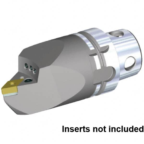 Kennametal - Neutral Cut, Size KM4X63, DN.. 150608 & DN.. 442 Insert Compatiblity, Internal Modular Turning & Profiling Cutting Unit Head - 115mm Head Length, Through Coolant, Series KM4X - Americas Industrial Supply