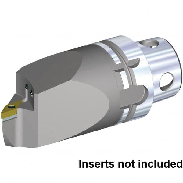 Kennametal - Left Hand Cut, Size KM4X63, VB.. 160408 & VB.. 332 Insert Compatiblity, Internal Modular Turning & Profiling Cutting Unit Head - 115mm Head Length, Through Coolant, Series KM4X - Americas Industrial Supply