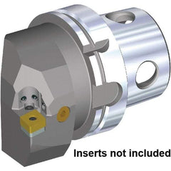 Kennametal - Right Hand Cut, Size KM4X100, CN..543 & CN.. 160612 Insert Compatiblity, Internal Modular Turning & Profiling Cutting Unit Head - 63mm Ctr to Cutting Edge, 100mm Head Length, Through Coolant, Series KM4X - Americas Industrial Supply