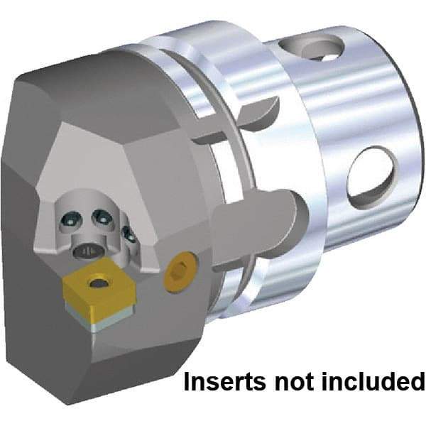 Kennametal - Right Hand Cut, Size KM4X63, CN.. 120408 & CN.. 432 Insert Compatiblity, Internal Modular Turning & Profiling Cutting Unit Head - 43mm Ctr to Cutting Edge, 70mm Head Length, Through Coolant, Series KM4X - Americas Industrial Supply