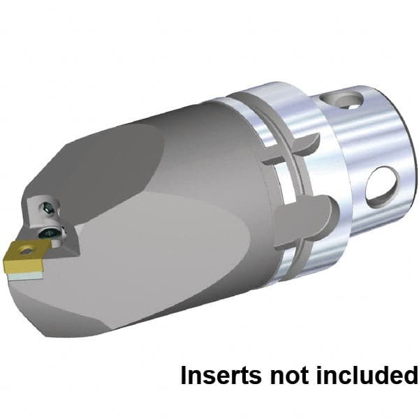 Kennametal - Neutral Cut, Size KM4X63, CN.. 120408 & CN.. 432 Insert Compatiblity, Internal Modular Turning & Profiling Cutting Unit Head - 115mm Head Length, Through Coolant, Series KM4X - Americas Industrial Supply
