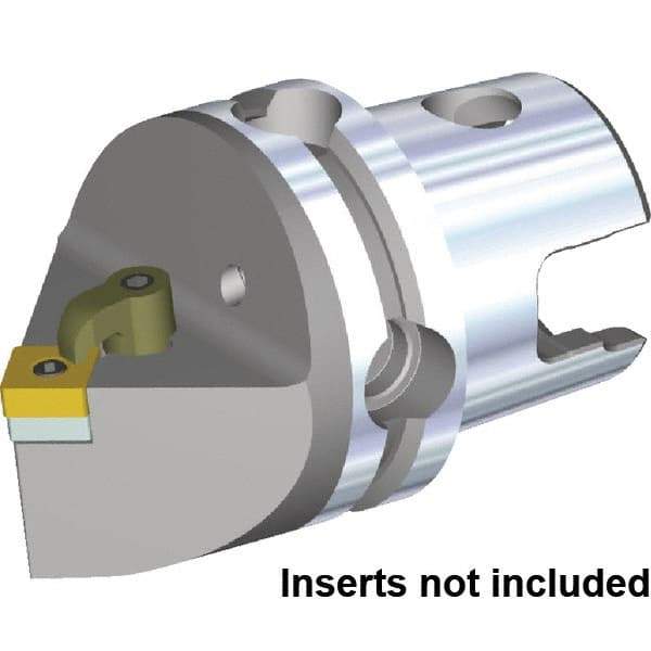 Kennametal - Neutral Cut, Size KM80TS, SN.. 250924 & SN.. 866 Insert Compatiblity, External Modular Turning & Profiling Cutting Unit Head - 70mm Head Length, Through Coolant, Series Kenloc - Americas Industrial Supply