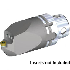 Kennametal - Neutral Cut, Size KM4X63, RC.. 1204M0 Insert Compatiblity, External Modular Turning & Profiling Cutting Unit Head - 115mm Head Length, Through Coolant, Series KM4X - Americas Industrial Supply