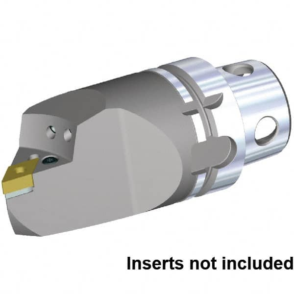 Kennametal - Left Hand Cut, Size KM4X63, DN.. 150608 & DN.. 442 Insert Compatiblity, External Modular Turning & Profiling Cutting Unit Head - 115mm Head Length, Through Coolant, Series KM4X - Americas Industrial Supply