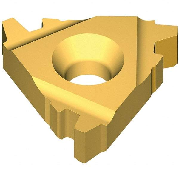 Vargus - 3XER0.375 Grade VKX, External Acme Threading Insert - 12 TPI Ext Pitch, TiN Finish, Carbide - Americas Industrial Supply