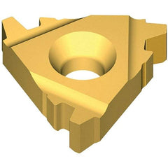Vargus - 3XER0.375 Grade VKX, External Acme Threading Insert - 12 TPI Ext Pitch, TiN Finish, Carbide - Americas Industrial Supply