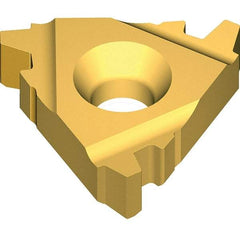 Vargus - 3XIR0.375 Grade VKX, Internal Acme Threading Insert - 10 TPI Int Pitch, TiN Finish, Carbide - Americas Industrial Supply