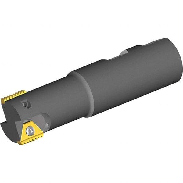 Vargus - 1.024" Cut Diam, 1.69" Max Depth of Cut, 1" Shank Diam, Internal/External Indexable Thread Mill - Insert Style 3, 3/8" Insert Size, 2 Inserts, Toolholder Style TM2C, 4.016" OAL - Americas Industrial Supply