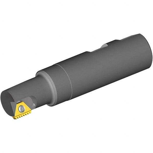 Vargus - 0.748" Cut Diam, 1.14" Max Depth of Cut, 3/4" Shank Diam, Internal/External Indexable Thread Mill - Insert Style 3B, 3/8" Insert Size, 1 Insert, Toolholder Style BTMNC, 3.268" OAL - Americas Industrial Supply