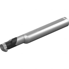 Vargus - Internal Thread, Right Hand Cut, 16mm Shank Width x 15mm Shank Height Indexable Threading Toolholder - 100mm OAL, V14TH Insert Compatibility, CV Toolholder, Series Mini-V Reinforced - Americas Industrial Supply