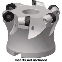 Kennametal - 53mm Cut Diam, 5mm Max Depth, 22mm Arbor Hole, 8 Inserts, RP.. 10T3 Insert Style, Indexable Copy Face Mill - 7713VR10 Cutter Style, 34,000 Max RPM, 40mm High, Through Coolant, Series 7713 - Americas Industrial Supply