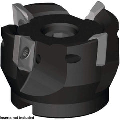 Kennametal - 5 Inserts, 2-1/2" Cut Diam, 1" Arbor Diam, 16mm Max Depth of Cut, Indexable Square-Shoulder Face Mill - 0° Lead Angle, 50mm High, ZDET 16M5..721 Insert Compatibility, Through Coolant, Series 5720VZ16 - Americas Industrial Supply