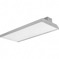 Eiko Global - 1 Lamp, 162 Watts, LED, High Bay Fixture - 2' Long x 92.5mm High x 440mm Wide, 120-277 Volt, Steel Housing - Americas Industrial Supply