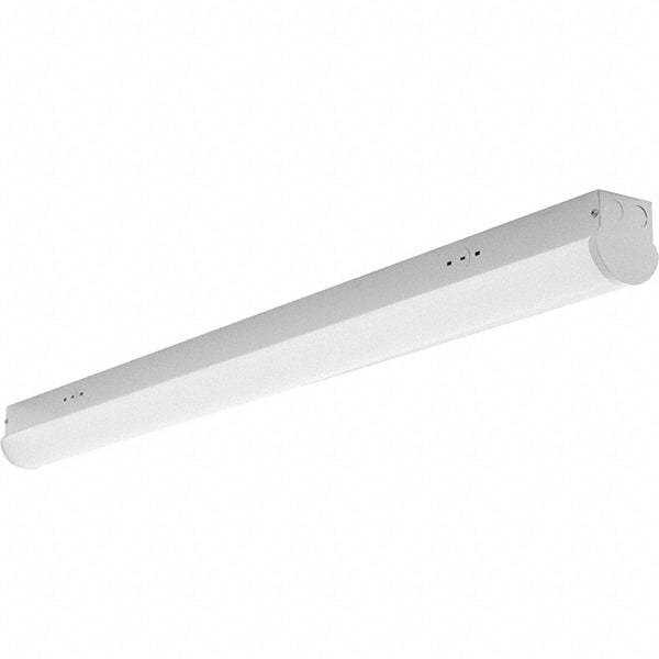 Eiko Global - 1 Lamp, 32 Watt, 4,200 Lumen, LED Strip Light - Surface Mounted, 120 to 277 Volt, 4' Long x 3.35" Wide x 3.56" High - Americas Industrial Supply