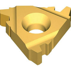 Vargus - 3EL External Left Hand TR Laydown Threading Insert - Grade VKX, TiN Coated Carbide - Americas Industrial Supply