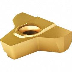 Vargus - 5MGER External Right Hand TR Laydown Threading Insert - Grade VKX, TiN Coated Carbide, 15.88mm Inscribed Circle - Americas Industrial Supply