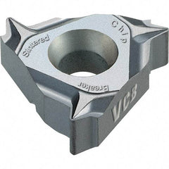 Vargus - 3JER0.375 Grade VKX, External ISO Threading Insert - 2.5mm Ext Pitch, TiN Finish, Carbide - Americas Industrial Supply