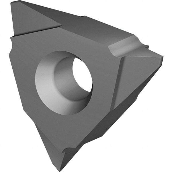 Vargus - 5VIL Internal Left Hand TR Laydown Threading Insert - Grade VK2, Uncoated Coated Carbide, 15.88mm Inscribed Circle - Americas Industrial Supply