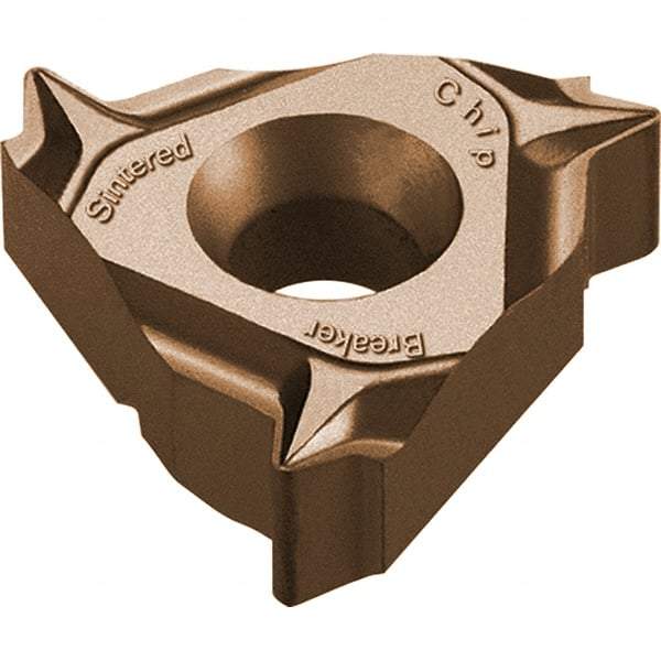 Vargus - 3JER External Right Hand 12 UN Laydown Threading Insert - Grade VRX, AlTiN Coated Carbide - Americas Industrial Supply