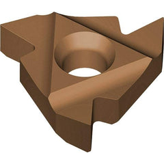 Vargus - 3EL External Left Hand 48-8 Partial 60 Laydown Threading Insert - Grade VRX, AlTiN Coated Carbide - Americas Industrial Supply