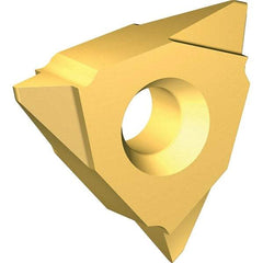 Vargus - 5VIR Internal Right Hand ISO Laydown Threading Insert - Grade VKX, TiN Coated Carbide, 15.88mm Inscribed Circle - Americas Industrial Supply