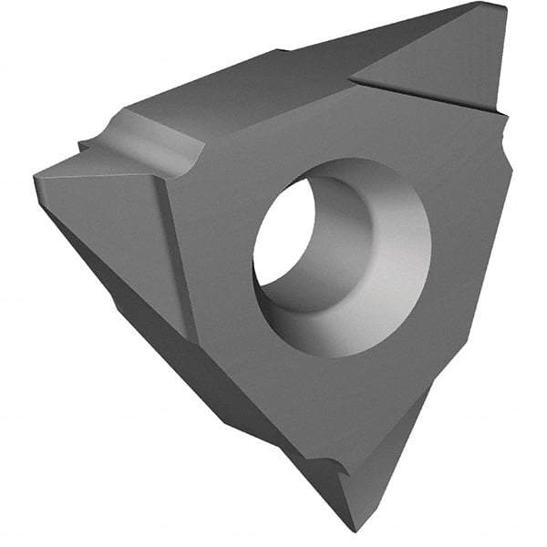 Vargus - 5VIR Internal Right Hand 4.5-2.5 Partial 60 Laydown Threading Insert - Grade VK2, Uncoated Coated Carbide, 15.88mm Inscribed Circle - Americas Industrial Supply