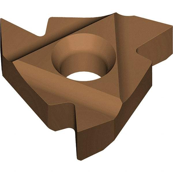 Vargus - 2IL Internal Left Hand 18 PG Laydown Threading Insert - Grade VRX, AlTiN Coated Carbide - Americas Industrial Supply