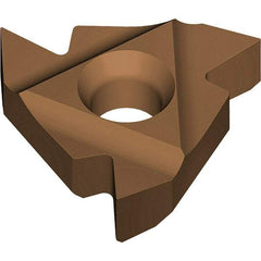 Vargus - 2IL Internal Left Hand 18 PG Laydown Threading Insert - Grade VRX, AlTiN Coated Carbide - Americas Industrial Supply