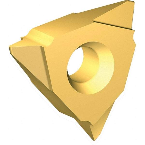 Vargus - 5VIR5/8"V Grade VKX, Internal TR Threading Insert - 8mm Int Pitch, TiN Finish, Carbide - Americas Industrial Supply