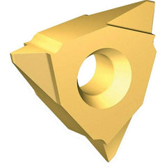Vargus - 5VIR5/8"V Grade VKX, Internal TR Threading Insert - 8mm Int Pitch, TiN Finish, Carbide - Americas Industrial Supply