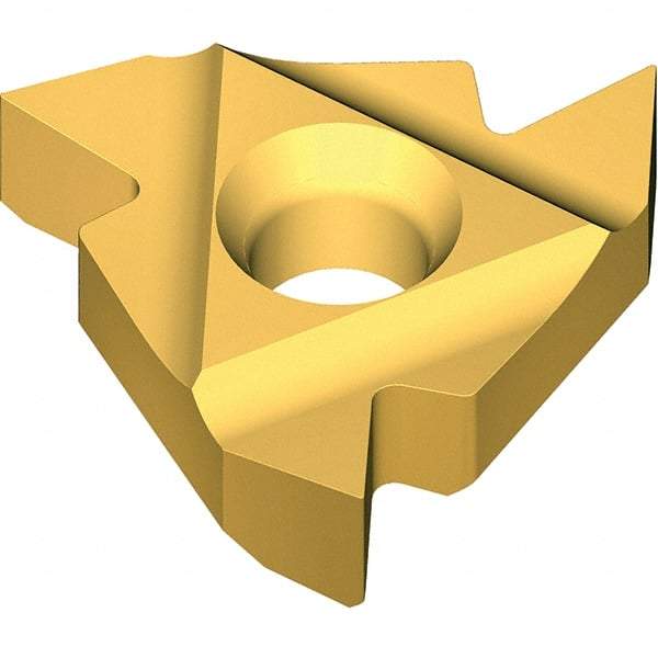 Vargus - 2IR0.250 Grade VKX, Internal W Threading Insert - 16 TPI Int Pitch, TiN Finish, Carbide - Americas Industrial Supply