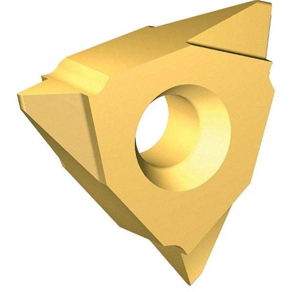Vargus - 3VER0.375 Grade VKX, External ISO Threading Insert - 1.75mm Ext Pitch, TiN Finish, Carbide - Americas Industrial Supply