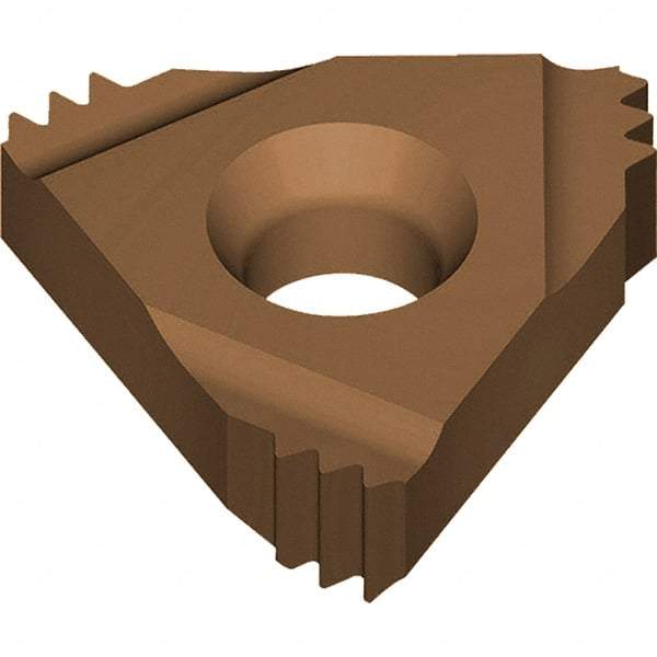 Vargus - 3ER External Right Hand 14 NPT Laydown Threading Insert - Grade VTX, TiAIN Coated Carbide - Americas Industrial Supply