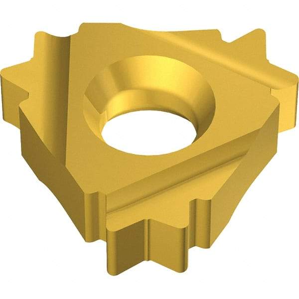 Vargus - 3IR Internal Right Hand ISO Laydown Threading Insert - Grade VKX, TiN Coated Carbide - Americas Industrial Supply