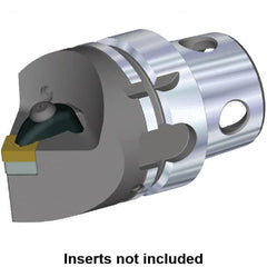 Kennametal - Insert Style SN.. 120408, SN.. 432, 70mm Head Length, Neutral Cut, Internal/External Modular Threading Cutting Unit Head - System Size KM4X63, Series Kenclamp - Americas Industrial Supply