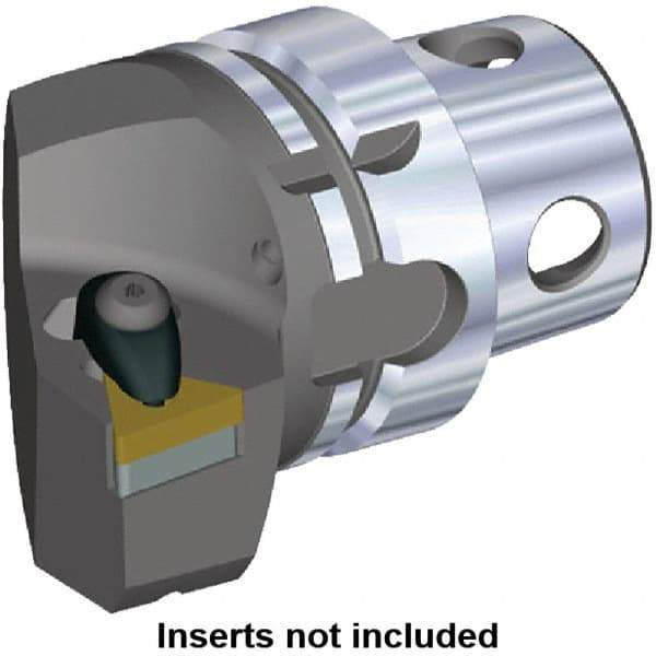 Kennametal - Insert Style TN.. 220408, TN.. 432, 70mm Head Length, Right Hand Cut, Internal/External Modular Threading Cutting Unit Head - System Size KM4X63, 43mm Center to Cutting Edge, Series Kenclamp - Americas Industrial Supply