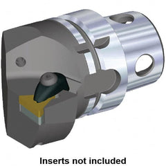 Kennametal - Insert Style TN.. 220408, TN.. 432, 70mm Head Length, Left Hand Cut, Internal/External Modular Threading Cutting Unit Head - System Size KM4X63, 43mm Center to Cutting Edge, Series Kenclamp - Americas Industrial Supply