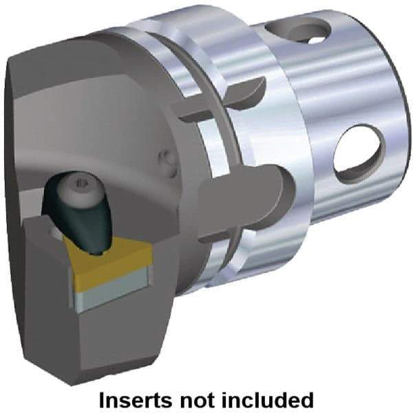 Kennametal - Insert Style TN.. 220408, TN.. 432, 70mm Head Length, Right Hand Cut, Internal/External Modular Threading Cutting Unit Head - System Size KM4X63, 43mm Center to Cutting Edge, Series Kenclamp - Americas Industrial Supply