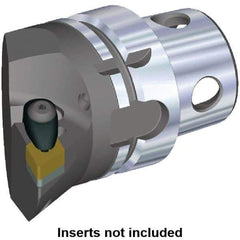 Kennametal - Insert Style DN.. 150608, DN.. 442, 70mm Head Length, Left Hand Cut, Internal/External Modular Threading Cutting Unit Head - System Size KM4X63, 43mm Center to Cutting Edge, Series Kenclamp - Americas Industrial Supply