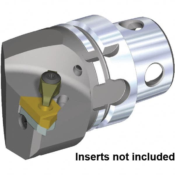 Kennametal - Insert Style LT22NL, 70mm Head Length, Left Hand Cut, Internal Modular Threading Cutting Unit Head - System Size KM4X63, 43mm Center to Cutting Edge, Series KM4X - Americas Industrial Supply