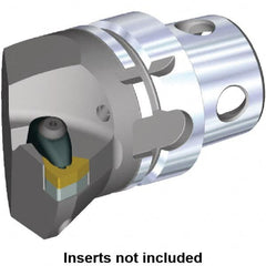 Kennametal - Insert Style WN.. 080408, WN.. 432, 70mm Head Length, Right Hand Cut, Internal/External Modular Threading Cutting Unit Head - System Size KM4X63, 43mm Center to Cutting Edge, Series Kenclamp - Americas Industrial Supply