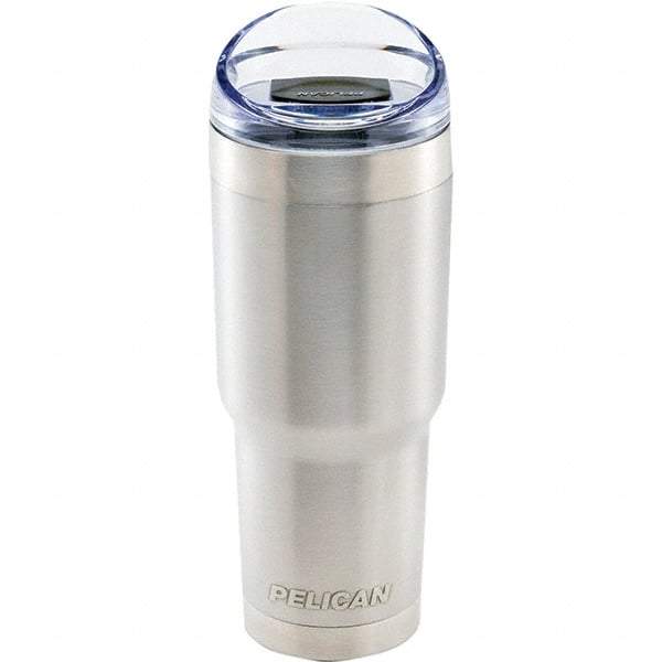 Pelican Products, Inc. - 32 oz Traveler Tumbler - Silver - Americas Industrial Supply