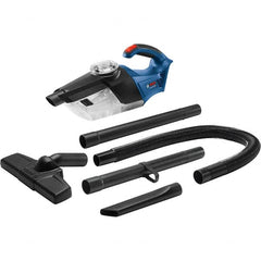 Bosch - Cordless Battery Vacuum Cleaner - 18 Volts, 6.3 Amps, 113 Watts, 2.9 Lb, Accessories Included - Americas Industrial Supply