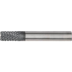 Kennametal - 8mm, 12 Flute, Single End, Solid Carbide, Corner Chamfer End Mill - 100mm OAL, 15° Helix, Right Hand Flute, 36mm LOC, Right Hand Cut - Americas Industrial Supply