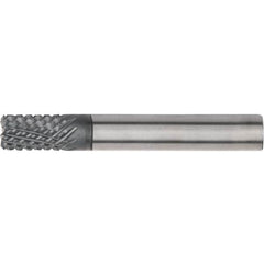 Kennametal - 8mm, 12 Flute, Single End, Solid Carbide, Corner Chamfer End Mill - 83mm OAL, 15° Helix, Right Hand Flute, 18mm LOC, Right Hand Cut - Americas Industrial Supply